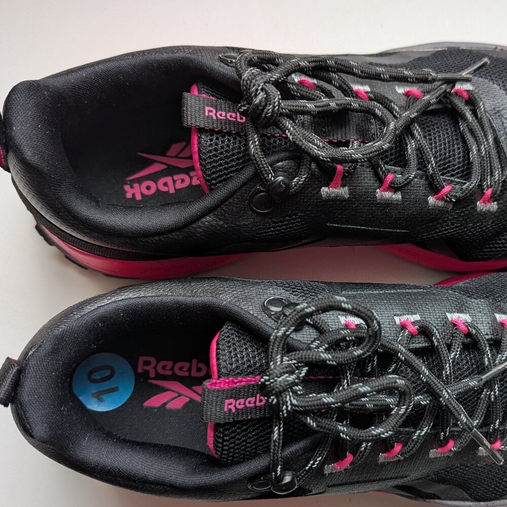 Reebok Women's Athletic Casual Running Walking Shoe 10AR30127W-BNP Black/Pink 10 - Picture 10 of 10